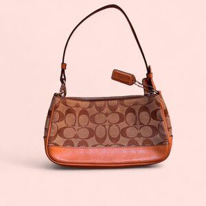 👜 Vintage Coach Signature Baguette Bag | Classic Y2K Shoulder Purse